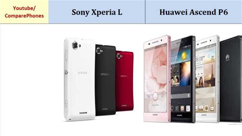 Huawei Ascend P6 vs Sony Xperia X Karşılaştırma
